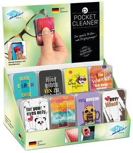 Image WEDO Brillen-Putztuch PocketCleaner, 32er Display