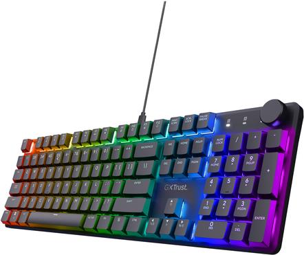 Image TRUST GXT866 TORIX MECHANICAL Kabelgebunden Gaming-Tastatur Deutsch, QWERTZ Sch
