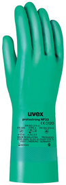 Image UVEX Chemikalien-Schutzhandschuh profastrong NF 33, Gr.8 Farbe: grün, Material: