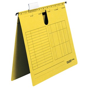 Image 25 FALKEN Hängehefter UNIREG Karton gelb 1 x kaufmännische Heftung