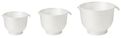 Image GastroMax Rührschüssel, weiß, 3er Set