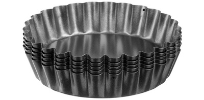 Image GastroMax Törtchenform, aus Carbonstahl, grau, 4er Set