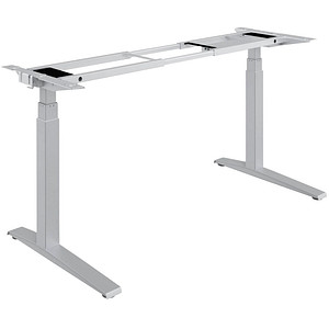 Image Fellowes Levado höhenverstellbares Schreibtischgestell silber ohne Tischplatte C-Fuß-Gestell silber 120,0 - 180,0 x 80,0 cm