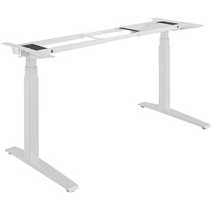 Image Fellowes Levado höhenverstellbares Schreibtischgestell weiß ohne Tischplatte C-Fuß-Gestell weiß 120,0 - 180,0 x 80,0 cm