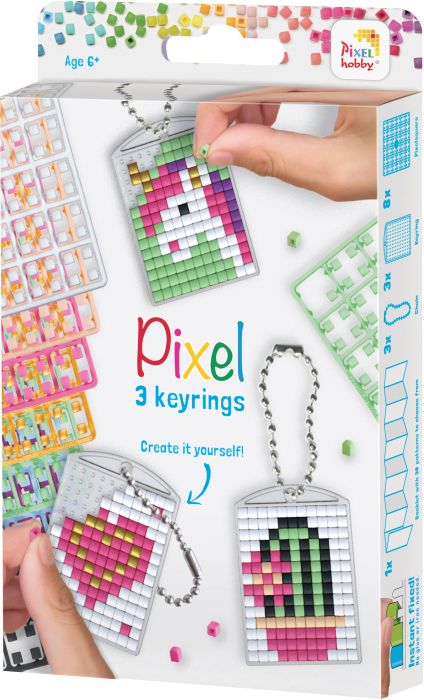 Image Pixel Medaillon Set Mädchen