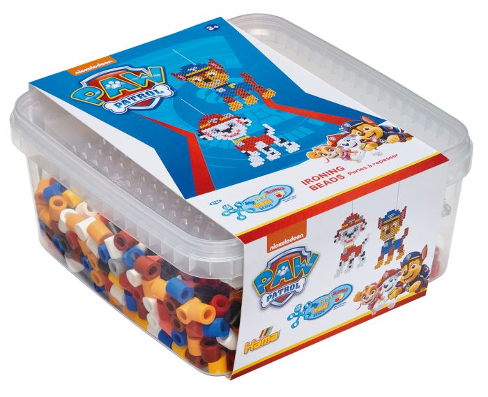 Image Hama Bügelperlen maxi + Stiftplatte "Paw Patrol", in Box