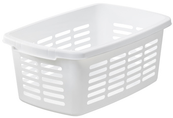Image orthex Wäschekorb, 30 Liter, weiß