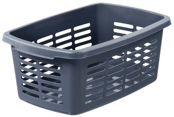 Image orthex Wäschekorb, 30 Liter, dunkelgrau