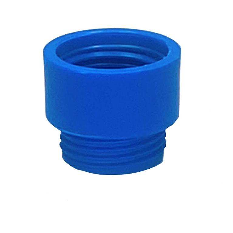 Image Zubehör/Ersatzteil: Adapter für Andreas Innensechskantsystem zur Verwendung von Haug Stiel mit Achtkanntsystem | blau 34,5 mm x Ø 40 mm