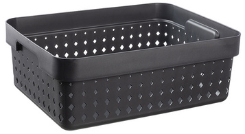 Image plast team Aufbewahrungskorb SEOUL BASKET M, schwarz