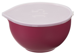 Image plast team Rührschüssel "Superbowl", 0,4 Liter, rot