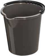 Image plast team Putzeimer "VANCOUVER", rund, 5 Liter, anthrazit