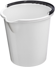 Image plast team Putzeimer "VANCOUVER", rund, 10 Liter, weiß