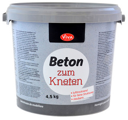 Image ViVA DECOR Beton zum Kneten, 4,5 kg Eimer