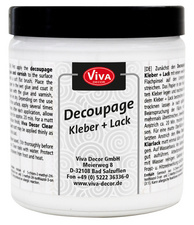 Image ViVA DECOR Decoupage Kleber + Lack, transparent, 250 ml