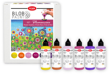 Image ViVA DECOR Blob Paint Farbset "Blumenwiese", 6-teilig