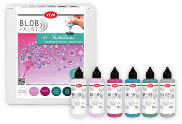 Image ViVA DECOR Blob Paint Farbset "Pusteblume", 6-teilig