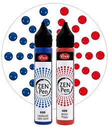 Image ViVA DECOR Zen-Pen Farbset "Mut und Kraft", 2er Set