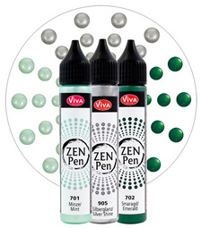 Image ViVA DECOR Zen-Pen Farbset "Farbe der Mitte", 3er Set