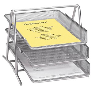 Image Zeller Briefablagen-System Meshline alufarben