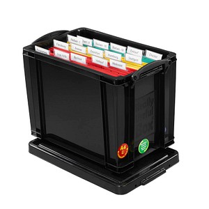 Image Really Useful Box Aufbewahrungsbox 19,0 l schwarz 39,5 x 25,5 x 29,0 cm