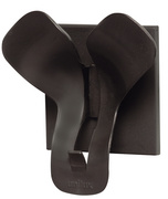 Image UNiLUX Garderobenhaken "TRIO", 1 Haken, Farbe: schwarz