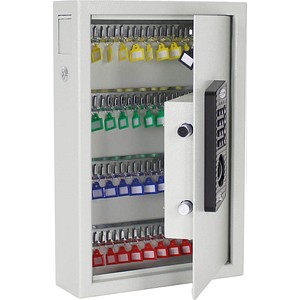 Image ROTTNER KeyTronic 48 Schlüsseltresor grau mit 48 Haken Elektronikschloss