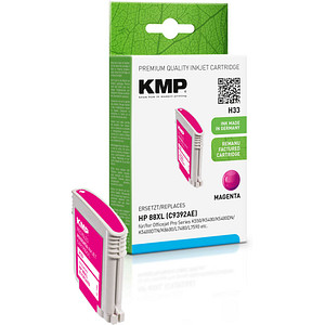 Image KMP H33 magenta Tintenpatrone ersetzt HP 88XL (C9392AE)