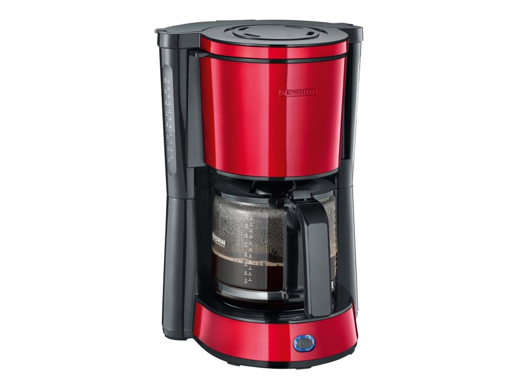 Image SEVERIN Kaffeemaschine KA 4817 TYPE, 1.000 W, rot / schwarz