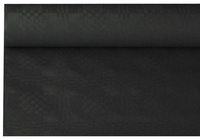 Image PAPSTAR Damast-Tischtuch, (B)1,2 x (L)8 m, schwarz