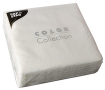 Image PAPSTAR Lunch-Servietten, 330 x 330 mm, 1-lagig, weiß