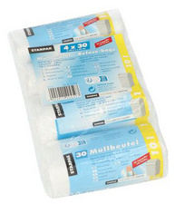 Image PAPSTAR Mülleimerbeutel HDPE, 10 Liter, transparent