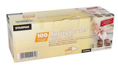 Image PAPSTAR LDPE-Spritzbeutel, transparent, 2,6 l, 100er Pack