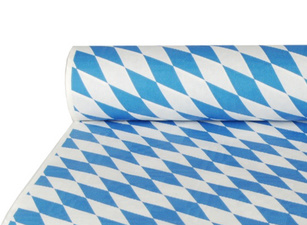 Image PAPSTAR Damast-Tischtuch "Bayrisch Blau", (B)1,0 x (L)50 m