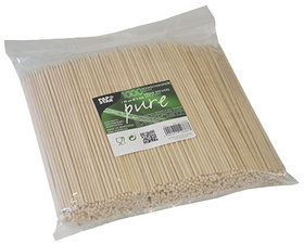 Image PAPSTAR Schaschlikspieße "pure", aus Holz, Länge: 200 mm