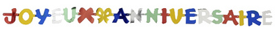 Image PAPSTAR Girlanden-Kette "Joyeux Anniversaire