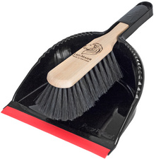 Image LEO MAIER Kehrgarnitur mit Lippe "Light", schwarz/rot