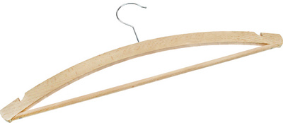 Image Peggy Perfect Holz-Kleiderbügel mit Steg und Einschnitt