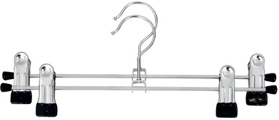 Image Peggy Perfect Hosenklemmbügel, mit Klammern, 2er Pack, M