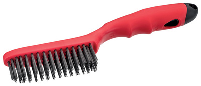 Image WESTEX Stahl-Drahtbürste, Kunststoffgriff, 4-reihig