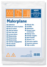 Image WESTEX Abdeckfolie, HDPE, 10 my, transparent, 4 x 12,5 m