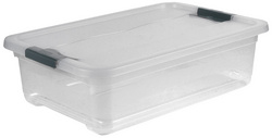 Image keeeper Aufbewahrungsbox cornelia , 28 Liter, transparent (6440326)