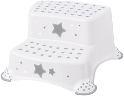 Image keeeper kids Tritthocker igor "stars", zweistufig, weiß