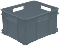 Image keeeper Aufbewahrungsbox Euro-Box XL "bruno eco", grau