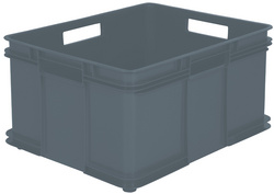 Image keeeper Aufbewahrungsbox Euro-Box XXL "bruno eco", grau