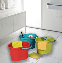 Image keeeper Putzeimer "thies", oval, 13 Liter, nordic-grey