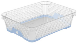 Image keeeper Stapelkörbchen "jonas", DIN A5, PP, nordic-blue