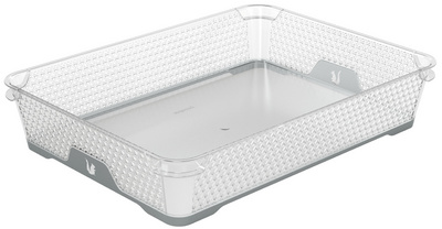 Image keeeper Stapelkörbchen "jonas", DIN A4, PP, nordic-grey