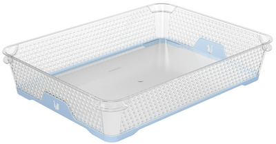 Image keeeper Stapelkörbchen "jonas", DIN A4, PP, nordic-blue