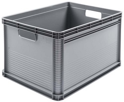 Image keeeper Aufbewahrungsbox "robert", 64 Liter, nordic-grey